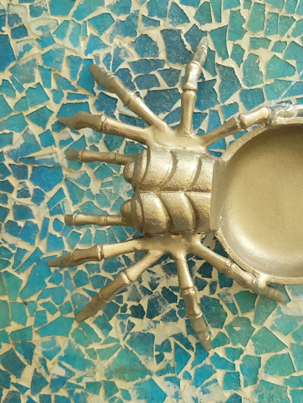 Catherine Martin X Anthropologie Midnight Creatures Spider Candle Holder/Tray - Picture 5 of 13